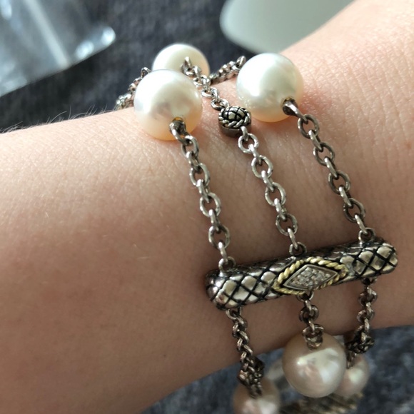 Andrea Candela NEW triple pearl strand bracelet - Picture 6 of 9